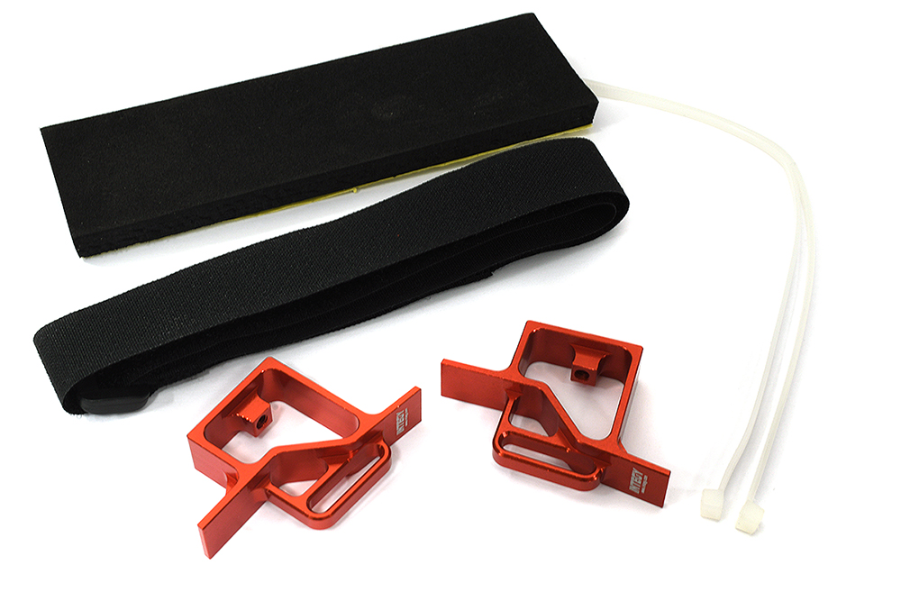 C33569RED Billet Machined Battery Mount for Traxxas XRT 7819 - Image 1