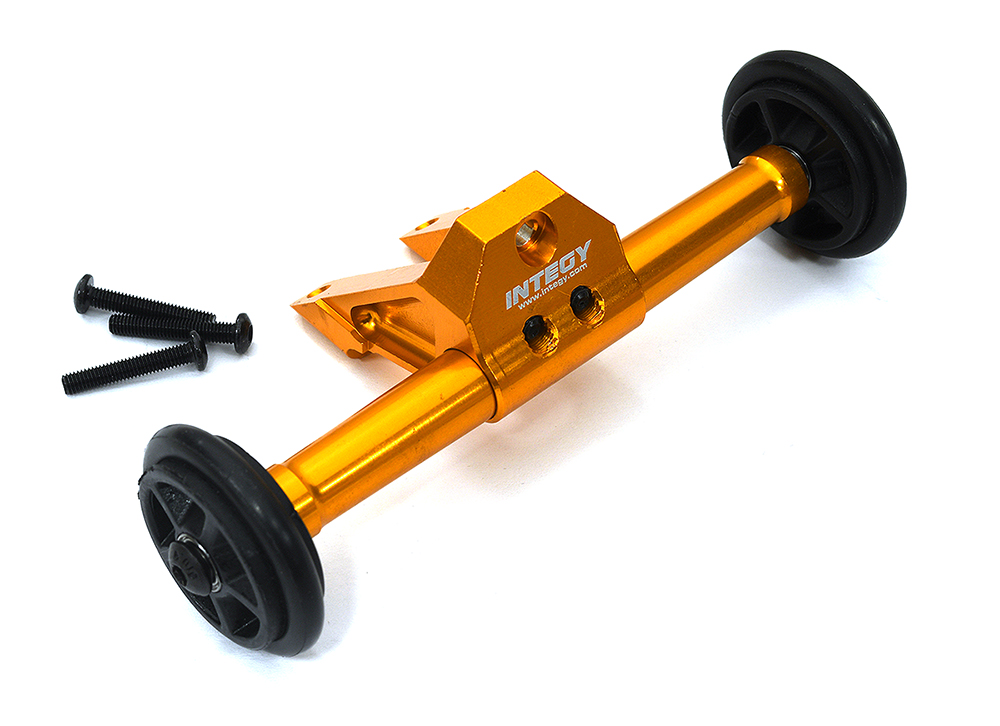 C33572ORANGE Billet Machined Wheelie Bar for Arrma 1/10 Outcast 4X4 4S V2 BLX ARA320682 - Image 1