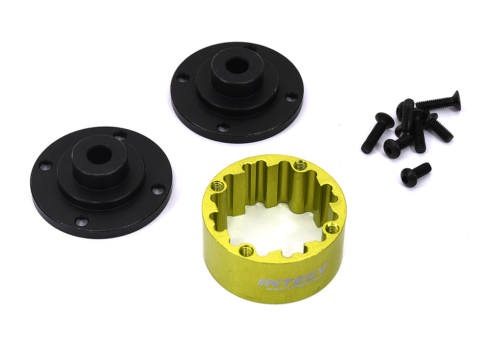 C33583GREEN Billet Machined Center Differential Case for Losi 1/10 Lasernut U4 Rock Racer - Image 1