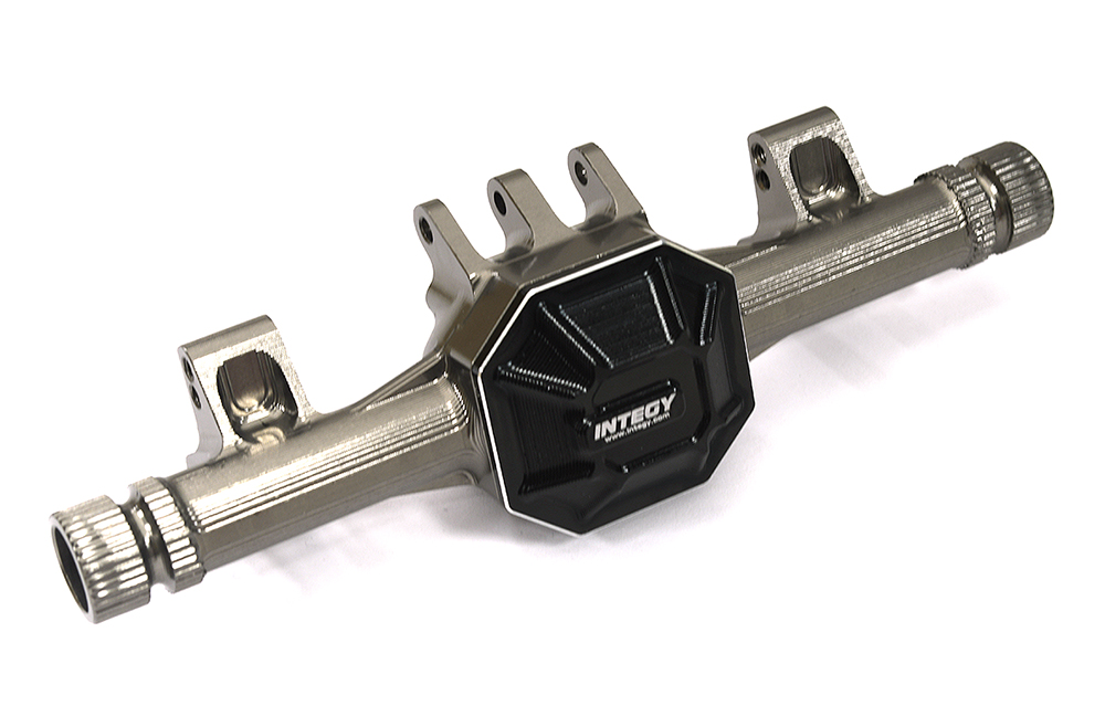 C33590GREY Billet Machined Front Axle Housing for Element RC 1/10 Scale Enduro Sendero - Image 1