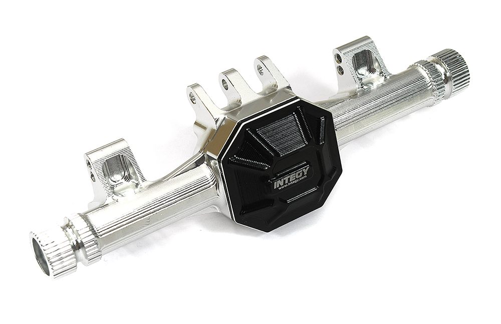 C33590SILVER Billet Machined Front Axle Housing for Element RC 1/10 Scale Enduro Sendero - Image 1