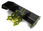 Carbon Fiber Rear Aero Wing Kit for Arrma 1/10 Kraton 4X4 4S V2 BLX ARA480044