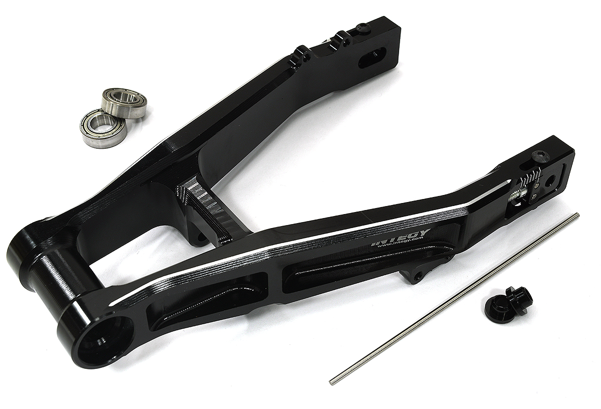 C33612BLACK Billet Machined Rear Swing Arm for Losi 1/4 Promoto-MX Motorcycle - Image 1