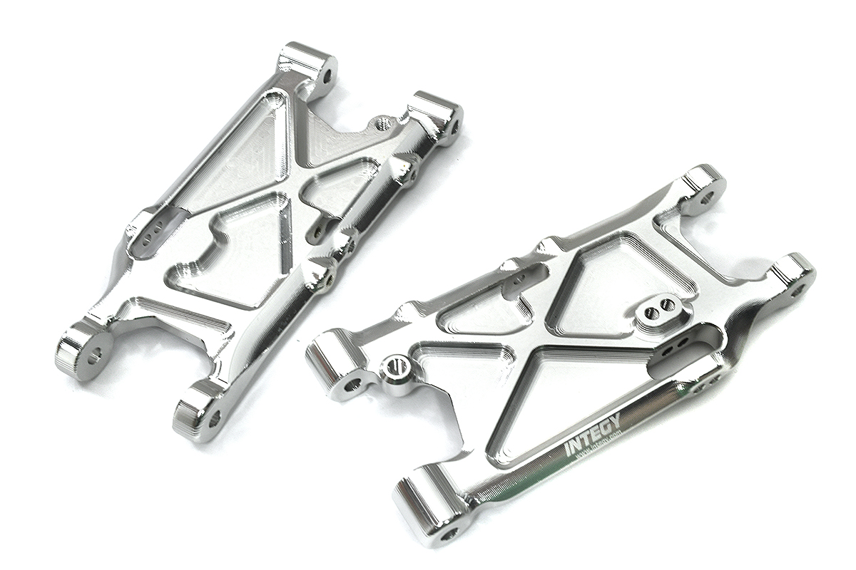 C33615SILVER Machined Rear Lower Suspension Arms for Arrma 1/7 Limitless All-Road AR330192 - Image 1