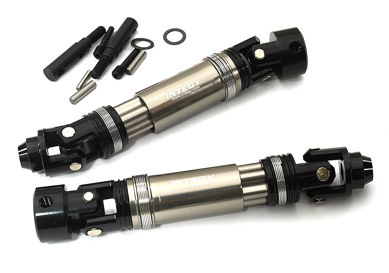 C33620GREY VXHD 6mm Front Drive Shafts for 1/10 Stampede 4X4, Rustler 4X4 & Slash 4X4 9051 - Image 1