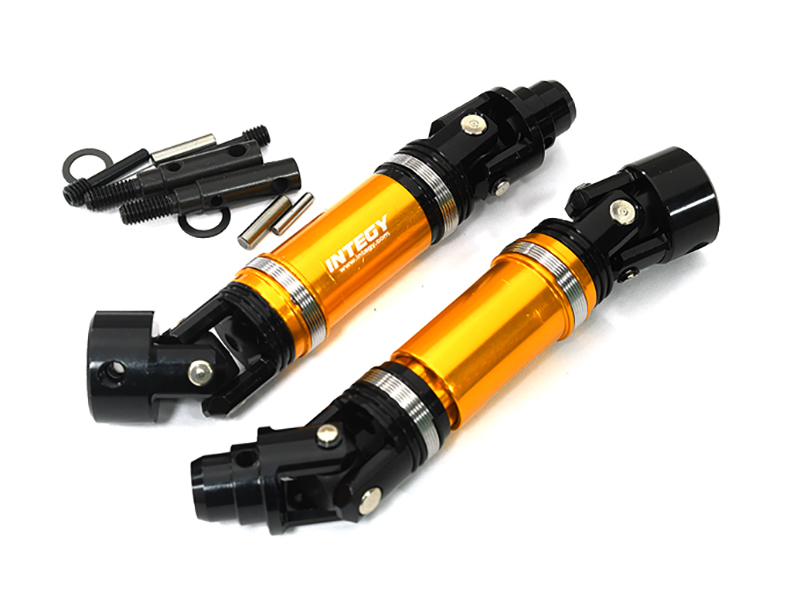 C33621ORANGE VXHD Machined 6mm Rear Drive Shafts for C33601 C33619 Rear Hub Carriers 9052 - Image 1