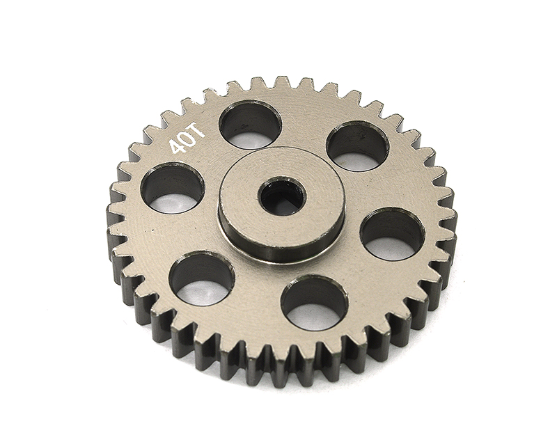 C33634GREY Machined 40T Hard Anodized Transmission Gear for Losi 1/4 Promoto-MX Motorcycle - Image 1