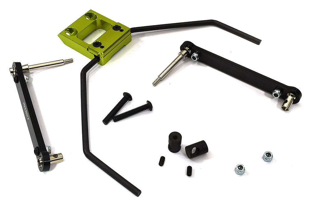 C33639GREEN High Performance Rear Sway Bar Set for Traxxas XRT - Image 1