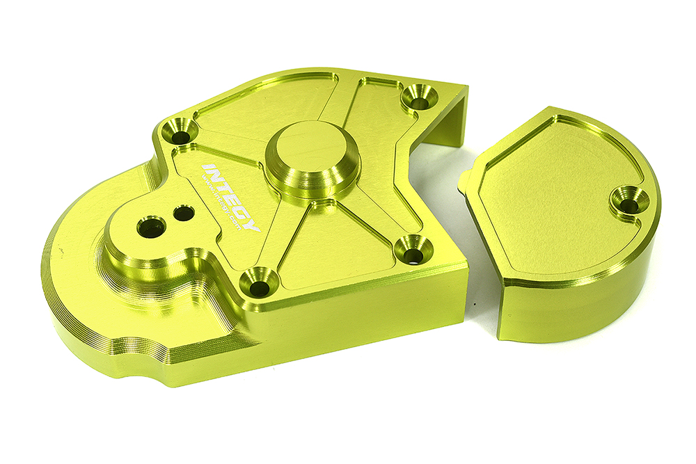 C33646GREEN Billet Machined Transmission Housing Set for Losi 1/4 Promoto-MX Motorcycle - Image 1