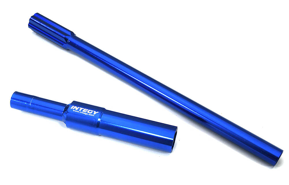 C33664BLUE Billet Machined Center Drive Shaft for Arrma 1/10 Kraton 4X4 4S V2 BLX ARA311065 - Image 1