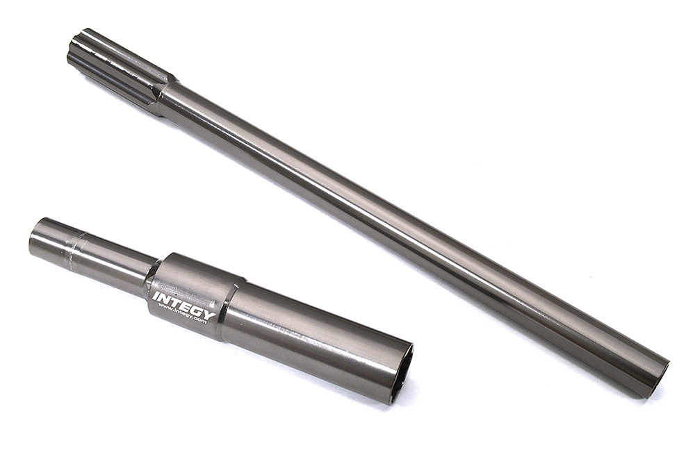 C33664GREY Billet Machined Center Drive Shaft for Arrma 1/10 Kraton 4X4 4S V2 BLX ARA311065 - Image 1