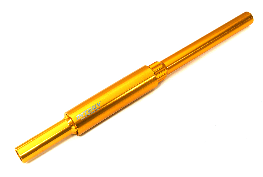 C33665ORANGE Billet Machined Center Drive Shaft for Arrma 1/10 Vorteks 4X4 3S BLX - Image 1