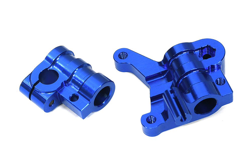 C33668BLUE Billet Machined Fork Lug Set for Losi 1/4 Promoto-MX Motorcycle - Image 1