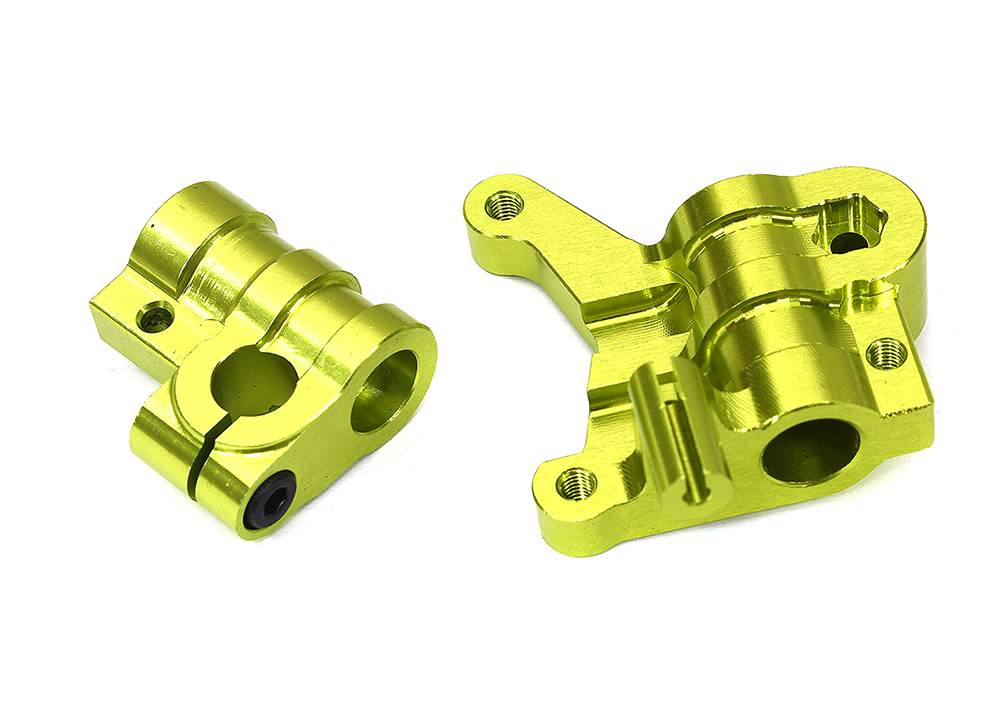 C33668GREEN Billet Machined Fork Lug Set for Losi 1/4 Promoto-MX Motorcycle - Image 1