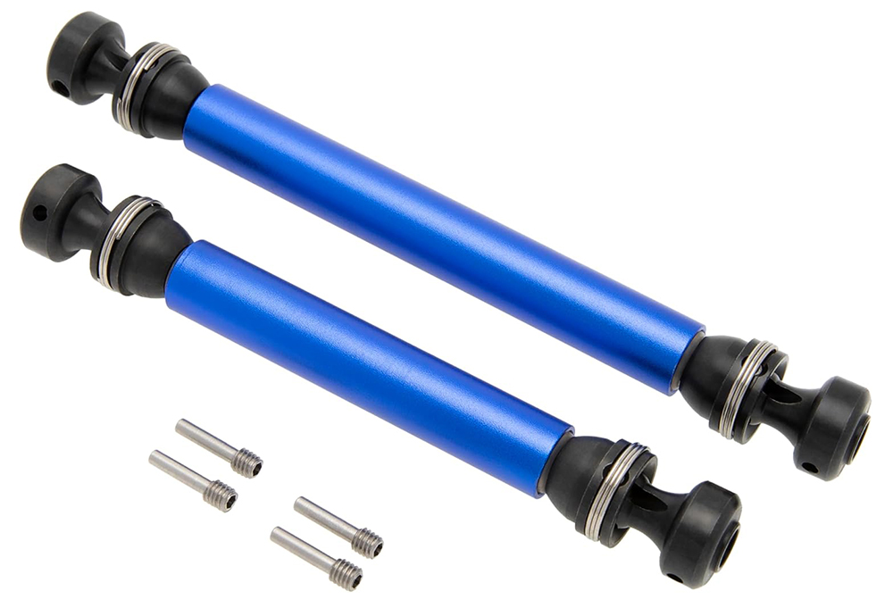 C33691BLUE Machined Center Drive Shafts for Axial 1/10 RBX10 Ryft 4WD Rock Bouncer - Image 1