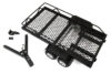 Machined Alloy Dual Axle Flatbed Car Trailer Kit for 1/24 RC, Black