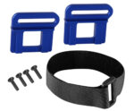 Blue Alloy Battery Hold-Down Strap for Traxxas 1/8 Sledge & Maxx Slash 6S 9627