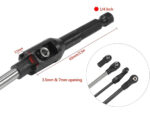 QuickPit 7mm+ Ball End Tool with 1/4 Inch Drive Hex Adapter for Fast Repairs - Image 2