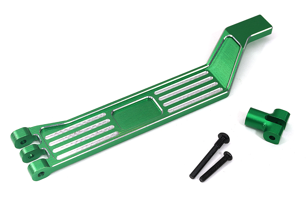 C33929GREEN 7075 Alloy Green Battery Hold-Down Plate Compatible with Traxxas Mini Maxx 10726 - Image 1