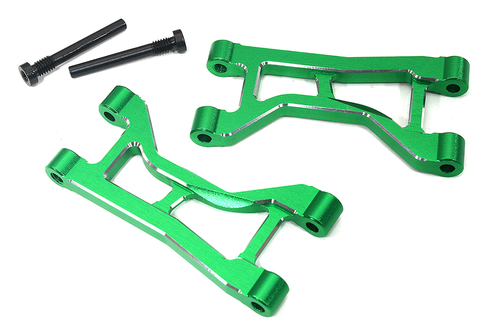 C33934GREEN 7075 Alloy Rear Upper Arm Set in Green for Traxxas Mini Maxx Upgrade 10730 - Image 1