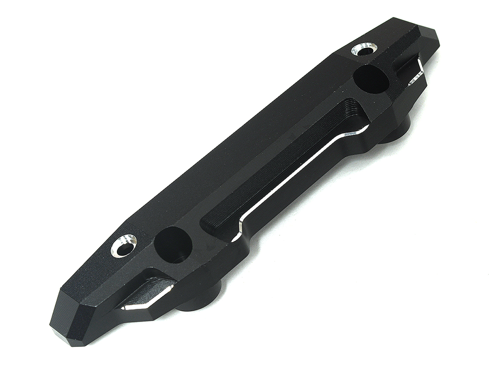 C33943BLACK 7075 Alloy Rear Bumper in Black for Traxxas Mini Maxx RC Truck Upgrade 10735 - Image 1