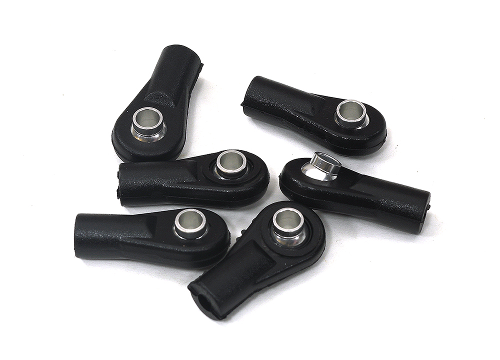 C33950SILVER Silver M3 Short Ball Ends for 3mm Tie Rods & Ball Links in Axial Traxxas - Image 1