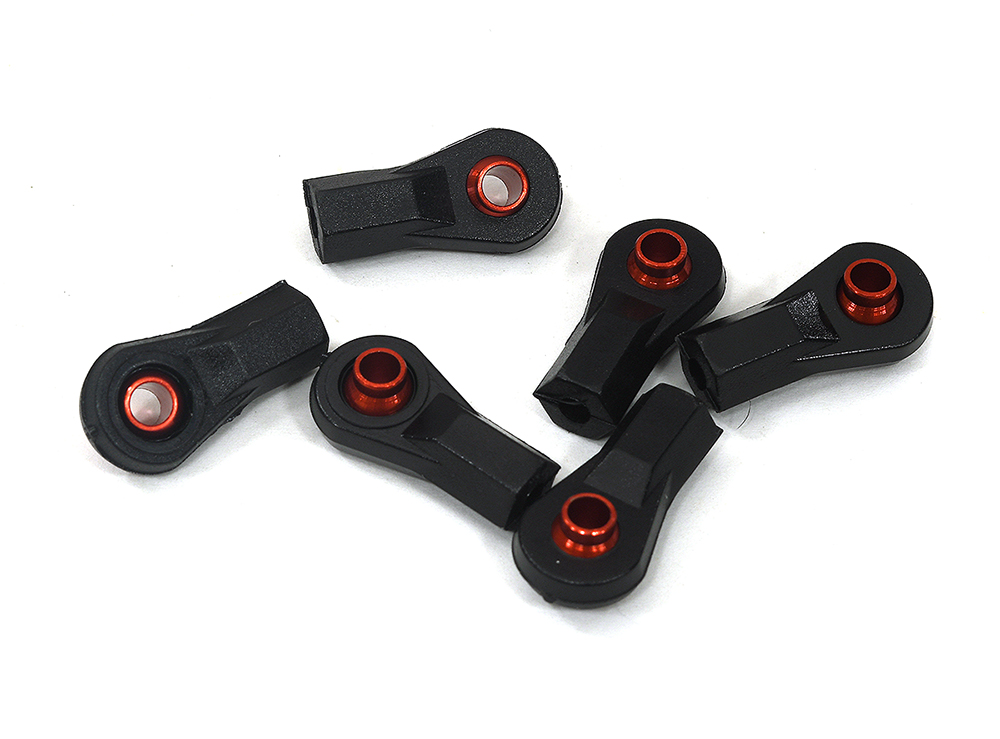 C33951RED Red M3 Size Short Ball Ends for 3mm Tie Rods and Ball Links Axial Traxxas - Image 1
