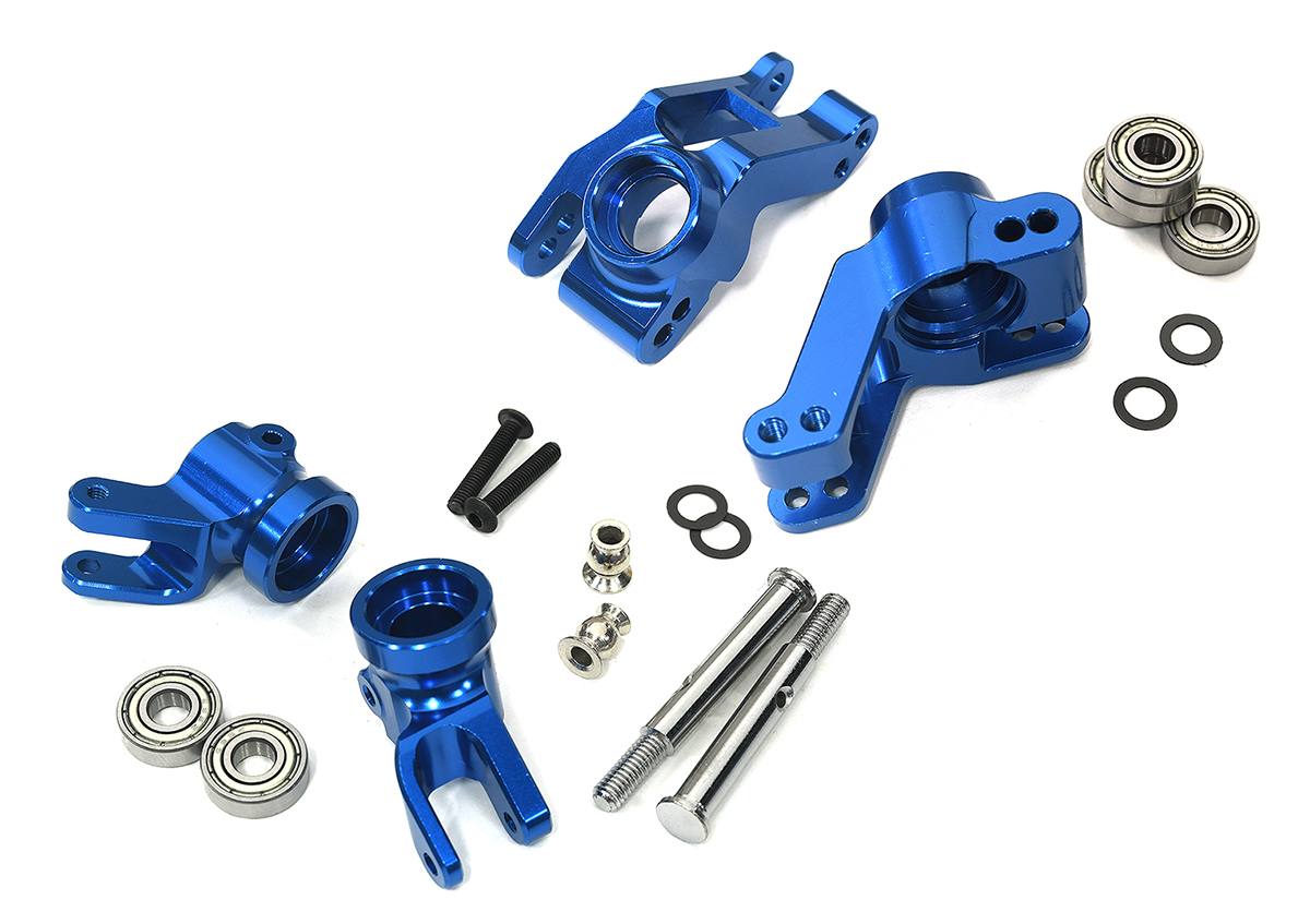 C34008BLUE F&R +13mm Wide Suspension Kit for 2WD Stampede, 2WD Rustler & Bandit 3636 3652 - Image 1