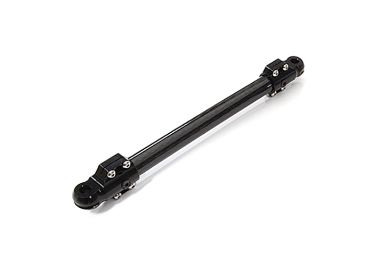 C34018BLACK Machined CF Chassis Brace 114mm for 1/5 Kraton 4X4 8S ARA320550 - Image 1