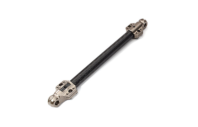 C34018GREY Machined CF Chassis Brace 114mm for 1/5 Kraton 4X4 8S ARA320550 - Image 1