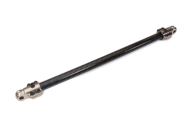 C34019GREY Machined CF Chassis Brace 202mm for 1/5 Kraton 4X4 8S ARA320551 - Image 1