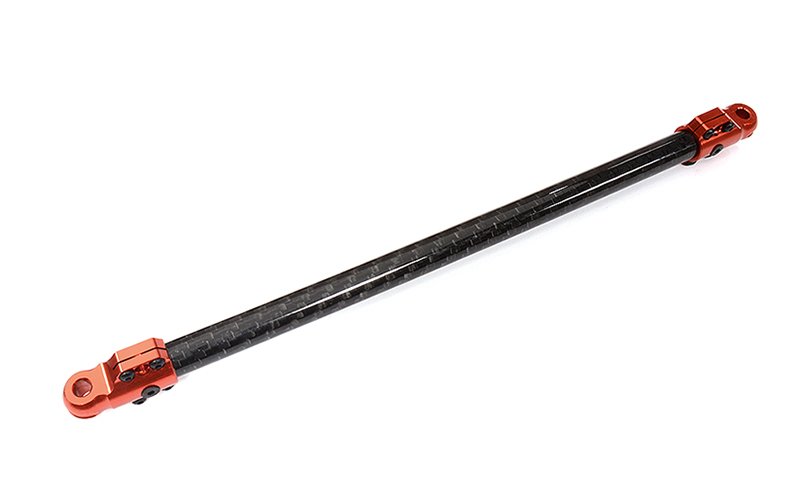 C34019RED Machined CF Chassis Brace 202mm for 1/5 Kraton 4X4 8S ARA320551 - Image 1