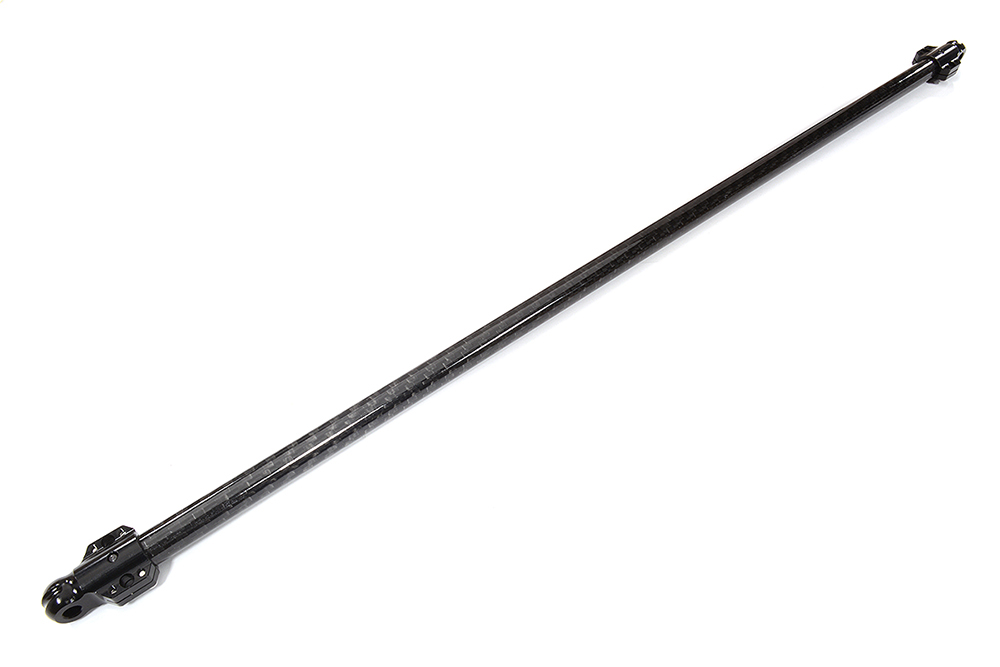C34020BLACK Machined CF Chassis Brace 433mm for 1/5 Kraton 4X4 8S ARA320552, req. ARA320481 - Image 1