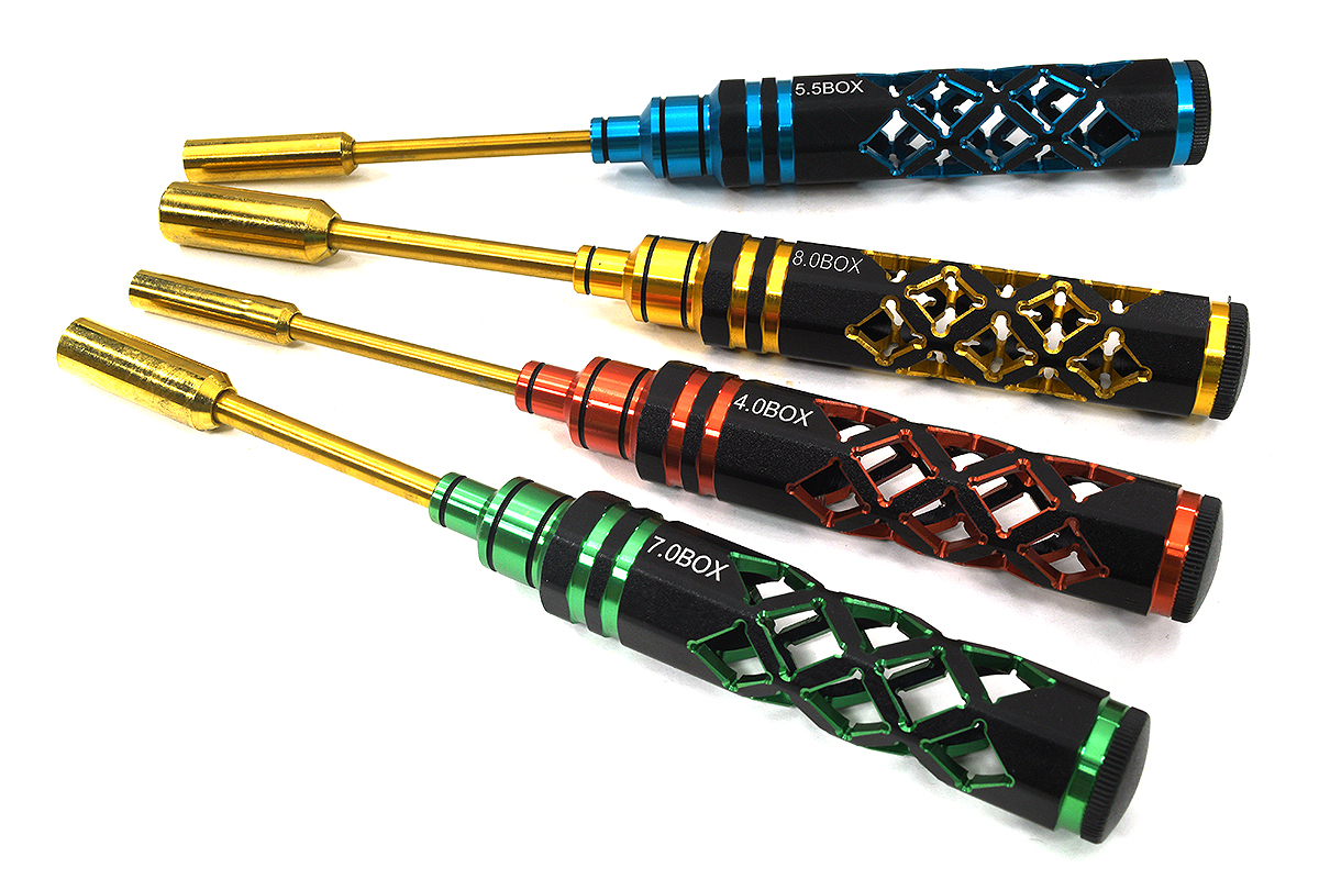 C34060 Hex Nut Driver Set 4pcs (4.0, 5.5, 7.0 & 8.0mm) - Image 1
