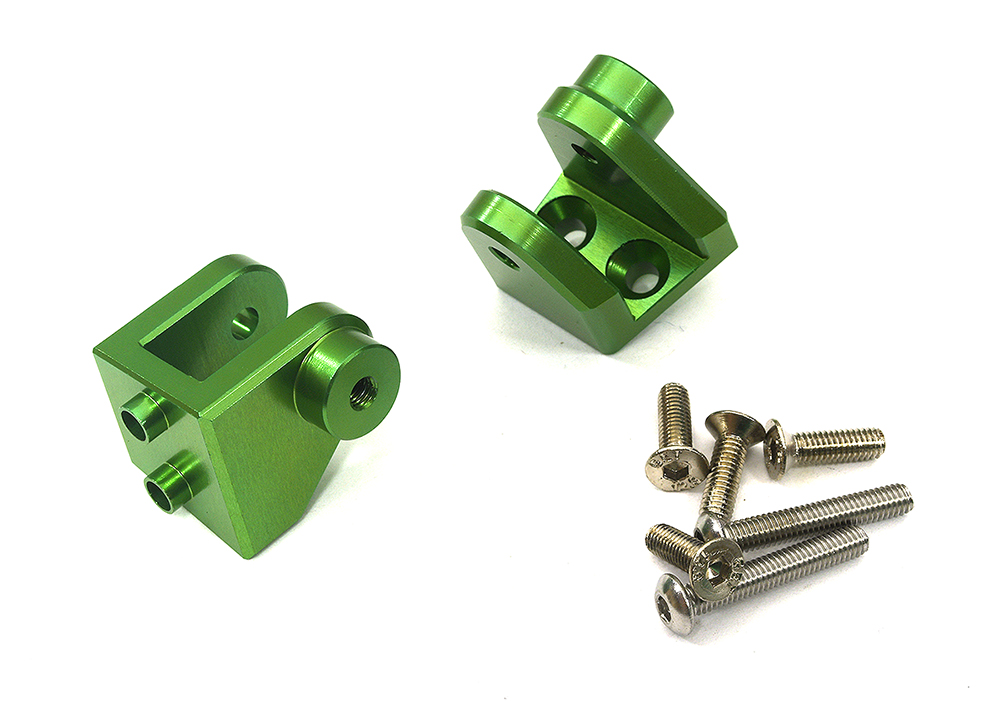 C34083GREEN Alloy Lower 4-Link Mounts (2) Upgrade for Losi 1/8 LMT 1.0 4WD Monster LOS244018 - Image 1