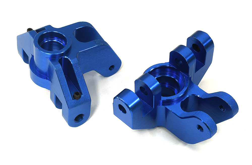 C34086BLUE Alloy Steering Blocks Upgrade for Losi 1/8 LMT 1.0 4WD Monster Truck LOS244004 - Image 1