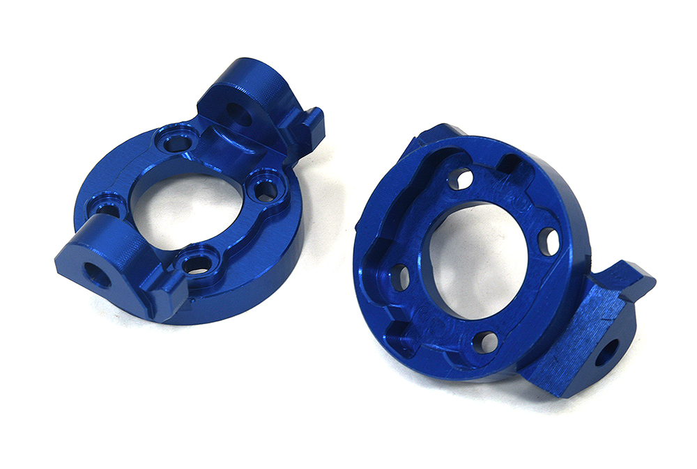 C34092BLUE Alloy Caster Blocks Upgrade for Losi 1/8 LMT 1.0 4WD Monster Truck LOS244003 - Image 1