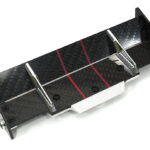 Carbon Fiber Rear Aero Wing Kit for Traxxas 1/10 Rustler 4X4 6721