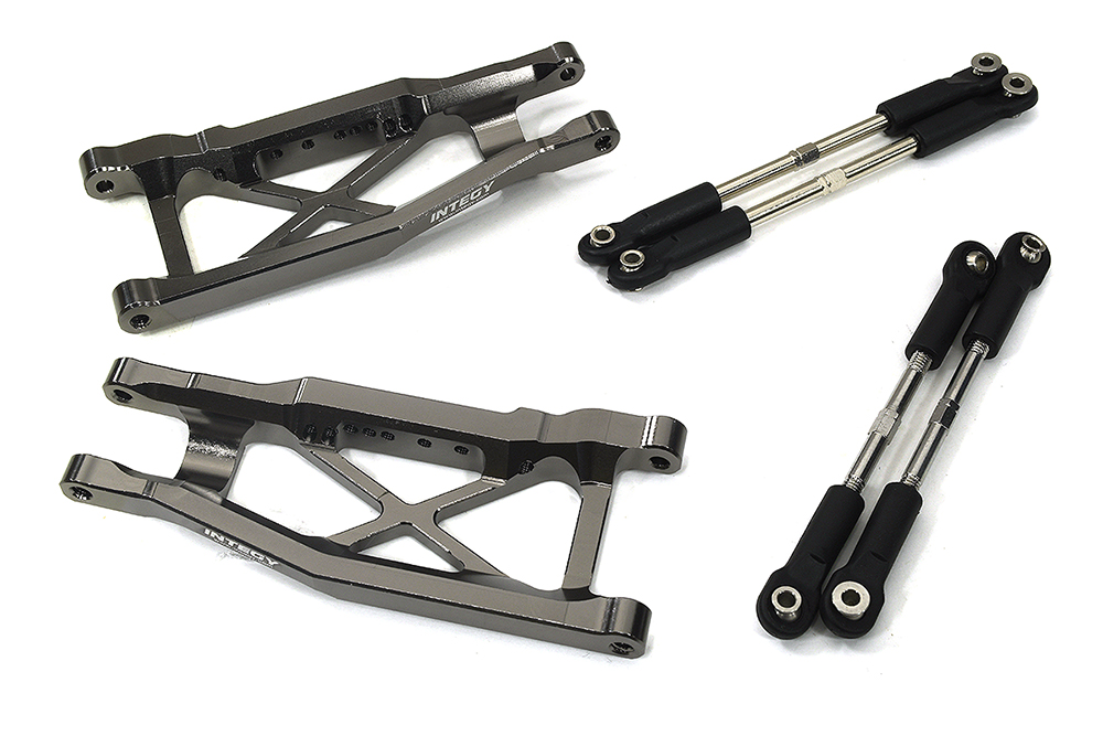 C34132GREY Front +17mm Wide-Suspension Kit for Traxxas Stampede 4X4 & Rustler 4X4 w/ 3655R - Image 1