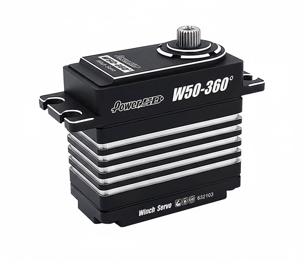 C34164 Power HD W50-360 Degree Winch Digital Servo for 1/10 RC Crawler 50.0kg/0.9s@8.4V - Image 1