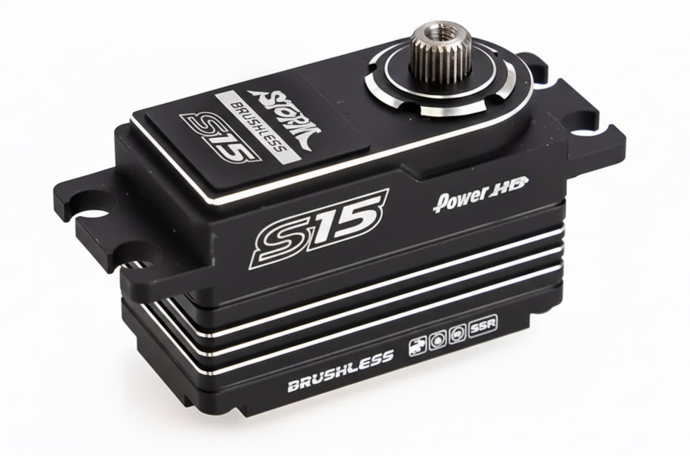 C34165 Power HD S15 Brushless Titanium & Steel Gear Digital Servo 8.4V .050s 16.5kg - Image 1