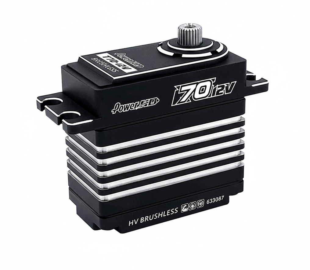 C34173 Power HD T70-12V High Voltage Brushless Steel Gear Servo 75.0kg/0.10sec@12.0V - Image 1
