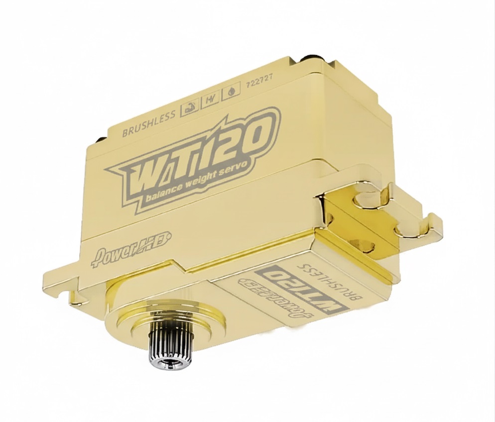 C34181 Power HD WT120 Brass Brushless Rock Crawler Digital Servo 50.0kg/0.08s/694.4oz - Image 1