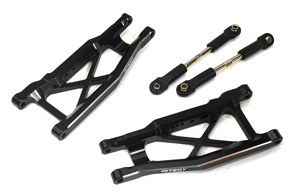 C34193BLACK Rear +68mm Wide-Suspension Kit for 1/10 Bandit (Requires Long Half Shaft 1951) - Image 1