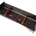 Carbon Fiber Rear Aero Wing Kit for Traxxas 1/10 E-Revo 2.0 48.5mm 5413 5446