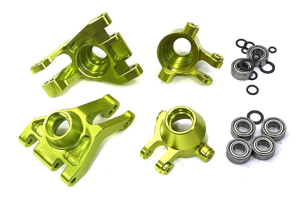 C34196GREEN +16mm Wide-Suspension Kit for Stampede 4X4, Rustler 4X4, Jato 4X4 9050 9037 - Image 1