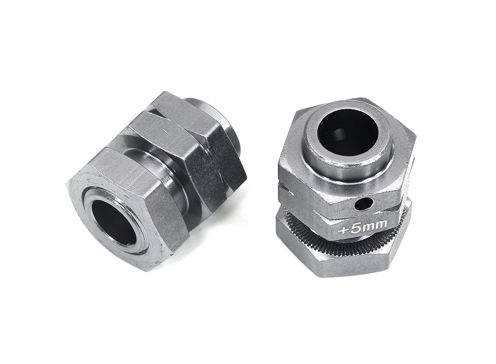 C34208GREY Extended +5mm Wheel Hex for 1/8 Kraton 6S 4X4 Brushless Speed Truck ARA311117 - Image 1