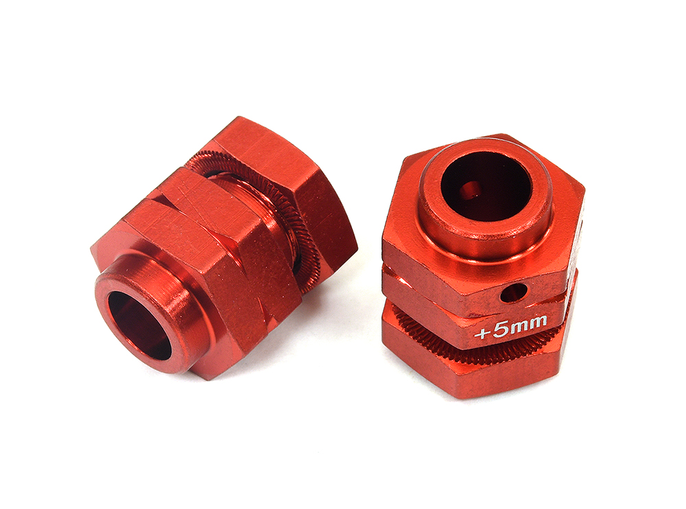 C34208RED Extended +5mm Wheel Hex for 1/8 Kraton 6S 4X4 Brushless Speed Truck ARA311117 - Image 1