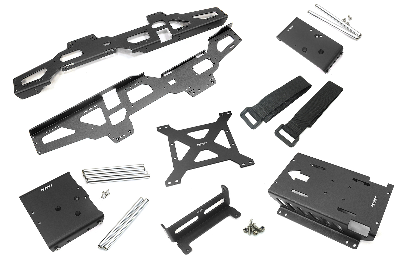 C34213BLACK 6X6 Alloy Chassis Conversion Kit for Tamiya Super Clod Buster - Image 1