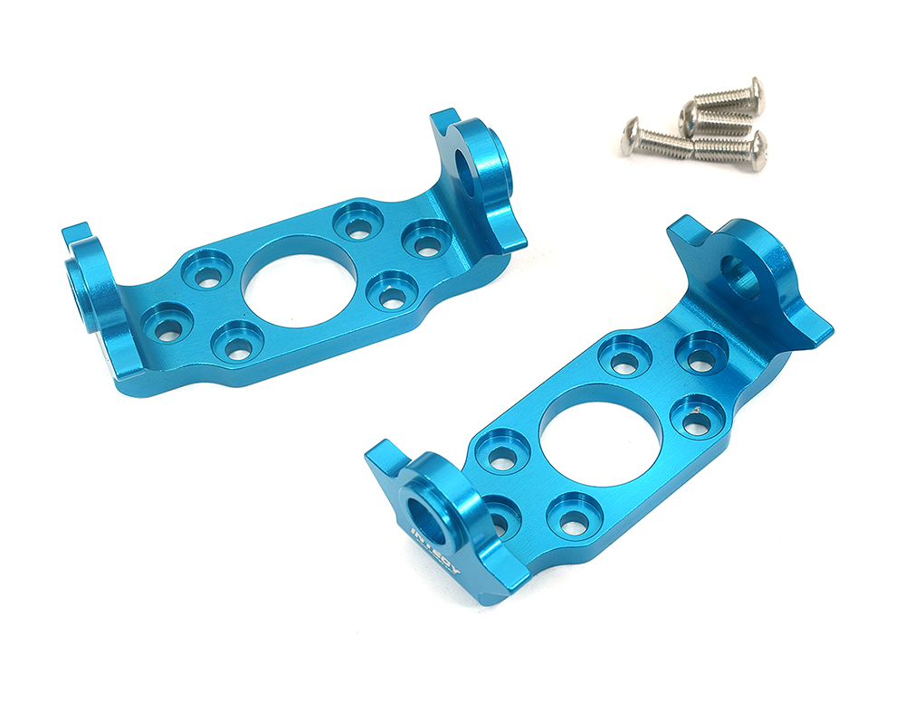C34220BLUE Aluminum C-Hubs for Tamiya Super Clod Buster (require C34224) - Image 1